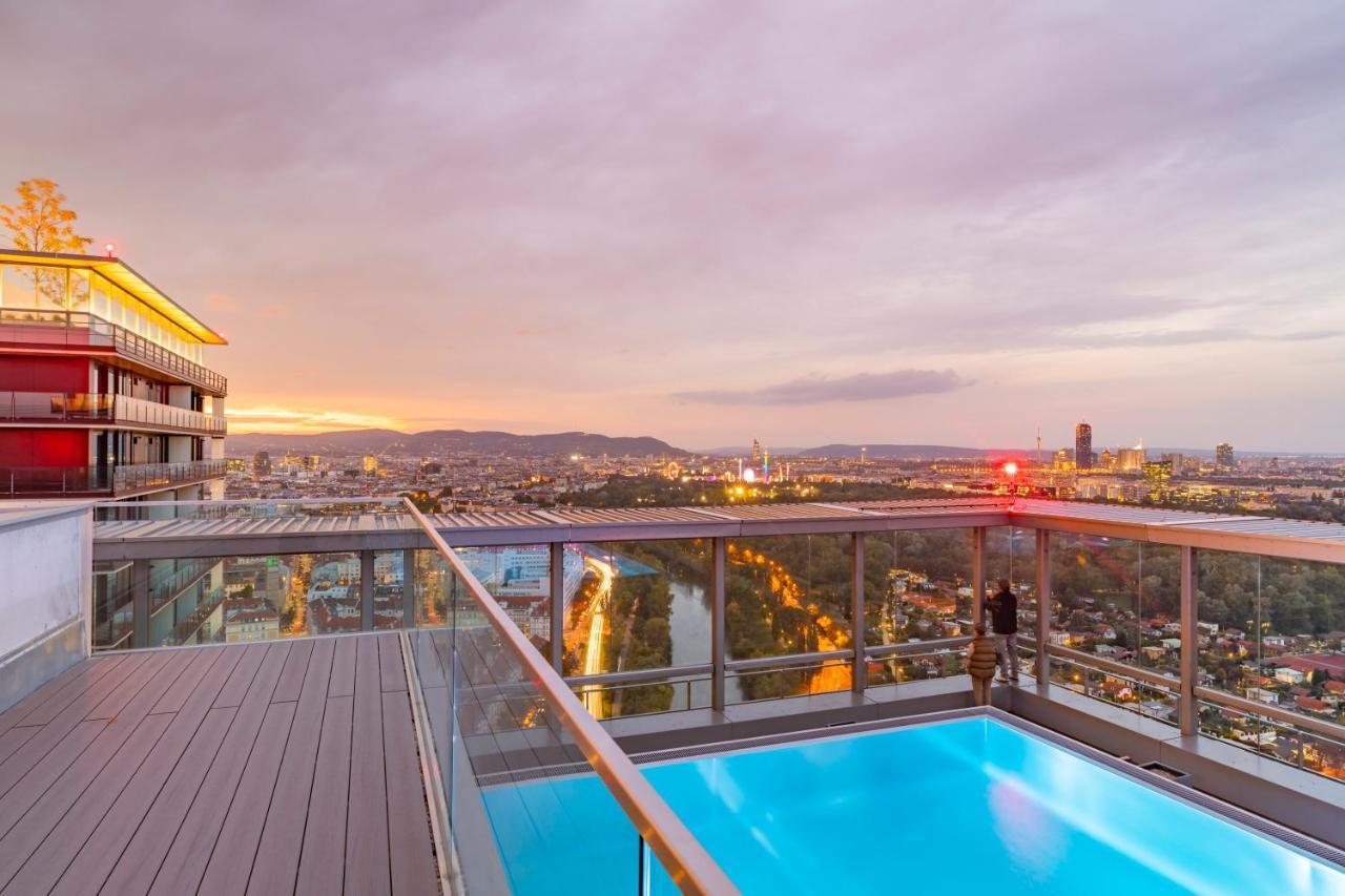 Triiiple Tower Dream Apartments With Rooftop-Summer-Pool Viena Exterior foto